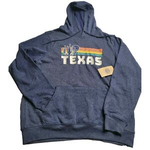 NEW Home Free Texas Blue Hoodie Embroidered Adult Large NWT